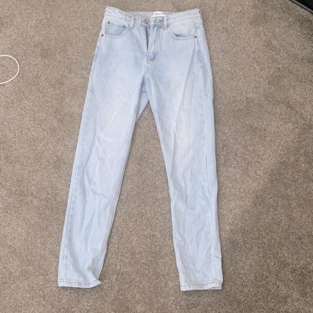 High waisted mom jeans